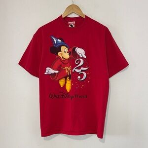 Vintage Mickey Mouse 25 Years T-Shirt / Walt Disney World / Large / 90s